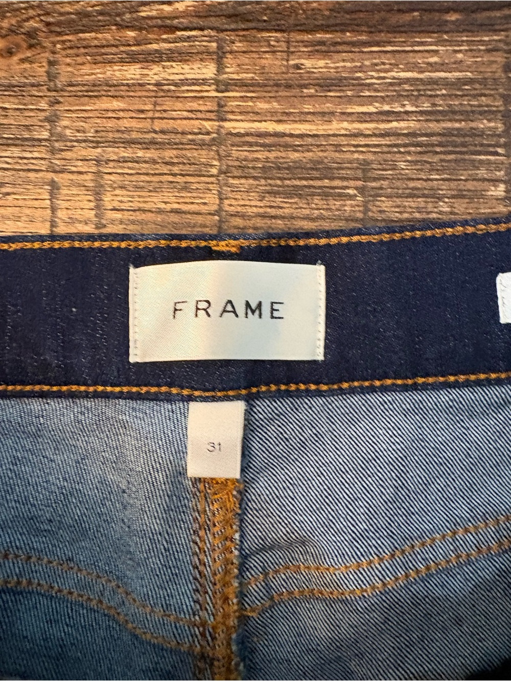 Frame Le Slim Palazzo Crop Jeans Womens 31 Rinse NWT High Rise Wide Leg LSPC814 - Picture 11 of 14
